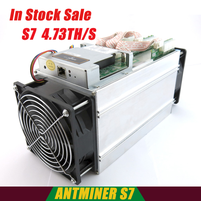 In Stock Sale Antminer S7 4 73th S Used Bitmain Sha25 Bitcoin Miner Mining Machine With Power Supply Shipping Fast In Distributors Parts From - 